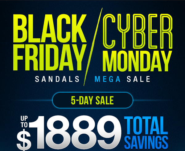 Black Friday/Cyber Monday 5-Day Sale 