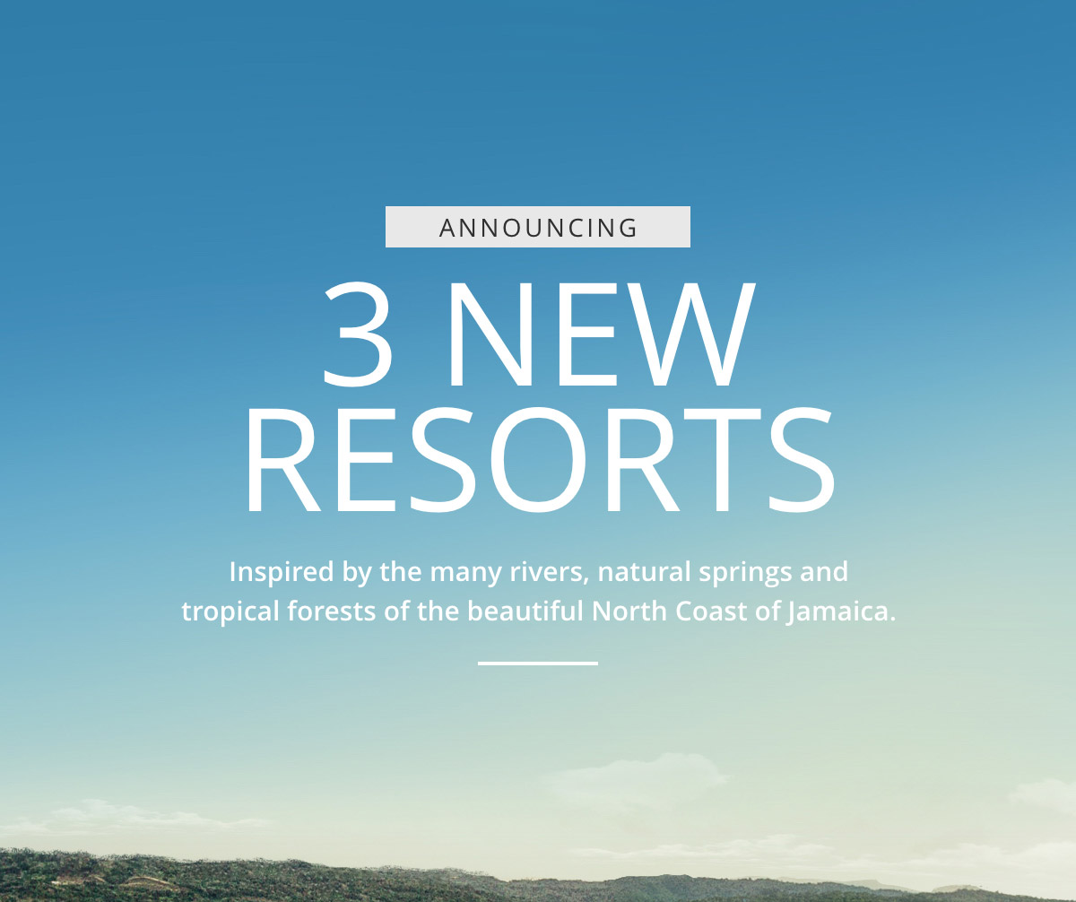 Announcing 3 New Resorts